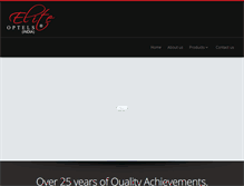 Tablet Screenshot of eliteoptelsindia.com